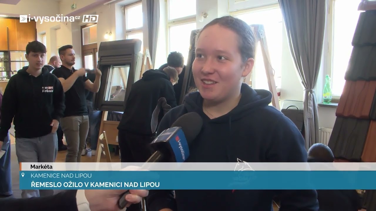 ŘEMESLO OŽILO V KAMENICI NAD LIPOU