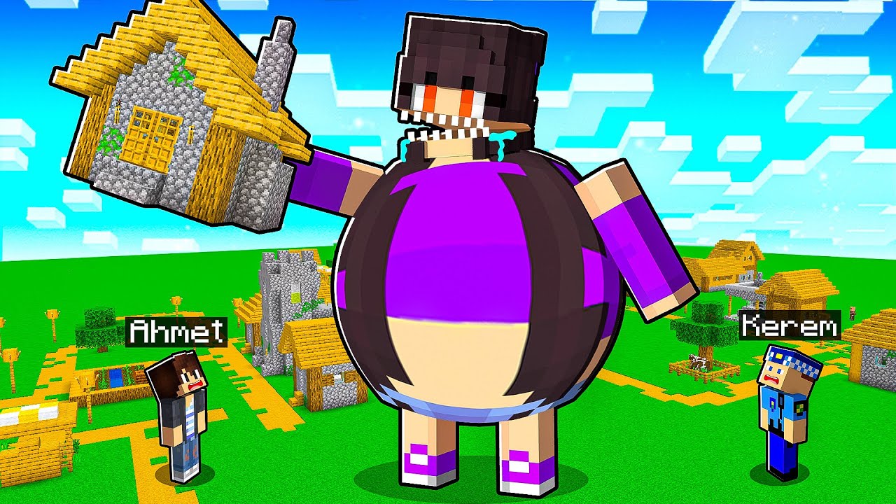 Gökçe HER ŞEYİ YEDİ - Minecraft