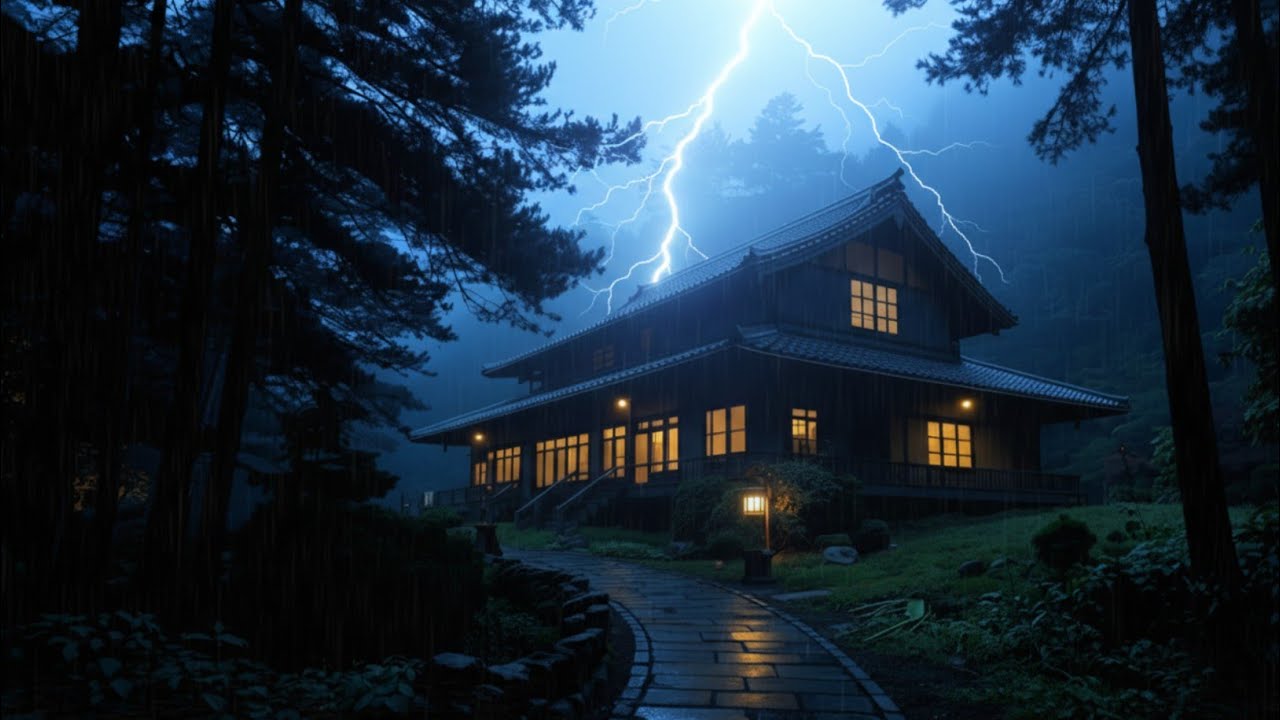 HEAVY RAIN AND THUNDER SOUNDS – Ultimate Rainstorm White Noise