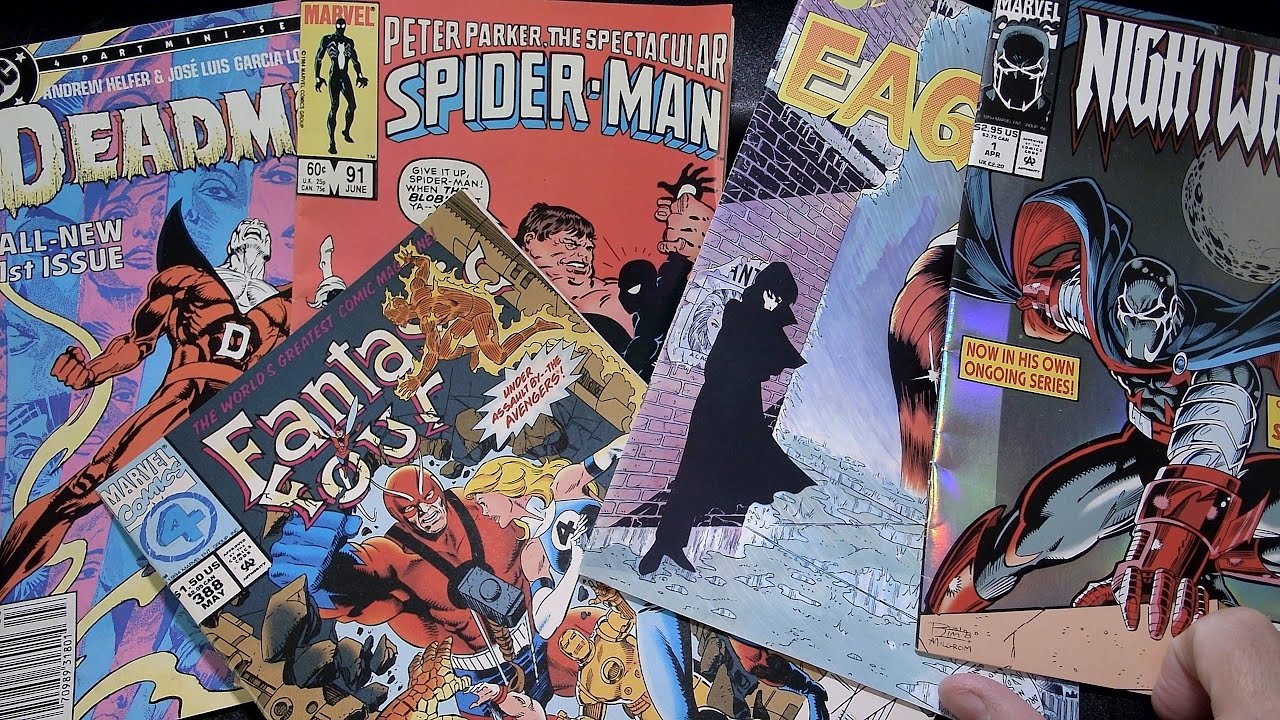 Deadman! Nightwatch! Eagle! Fantastic Four! Spider-Man!