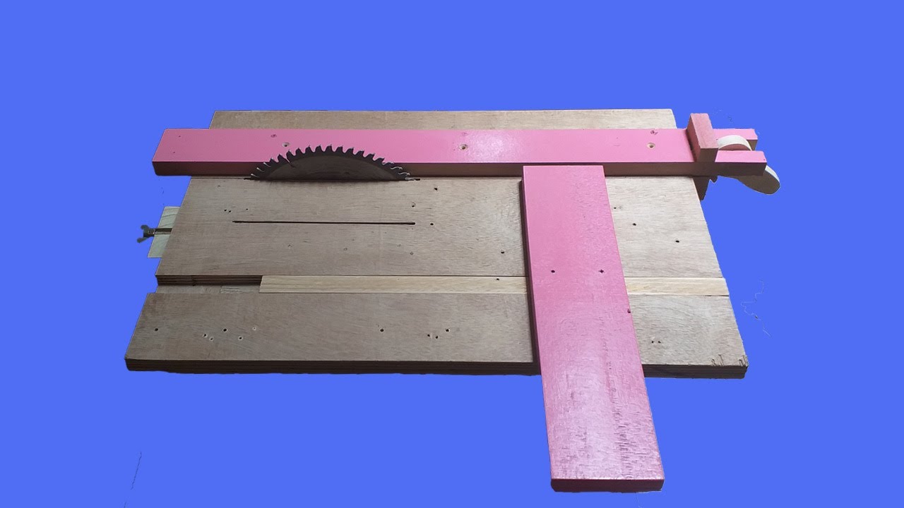 DIY Table  Saw With Circular Saw || Simple Make a Table Saw Fence homemade