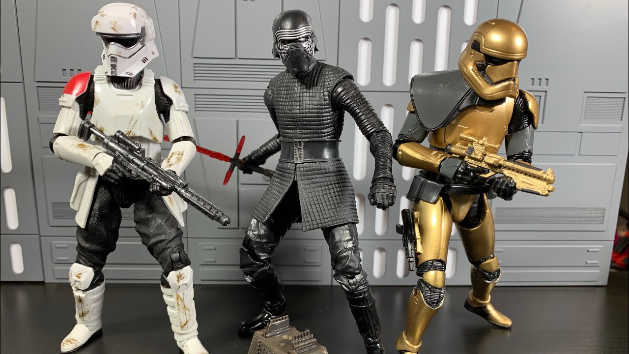 STAR WARS black series DISNEYLAND GALAXY’S EDGE exclusive FIRST ORDER set from Hasbro