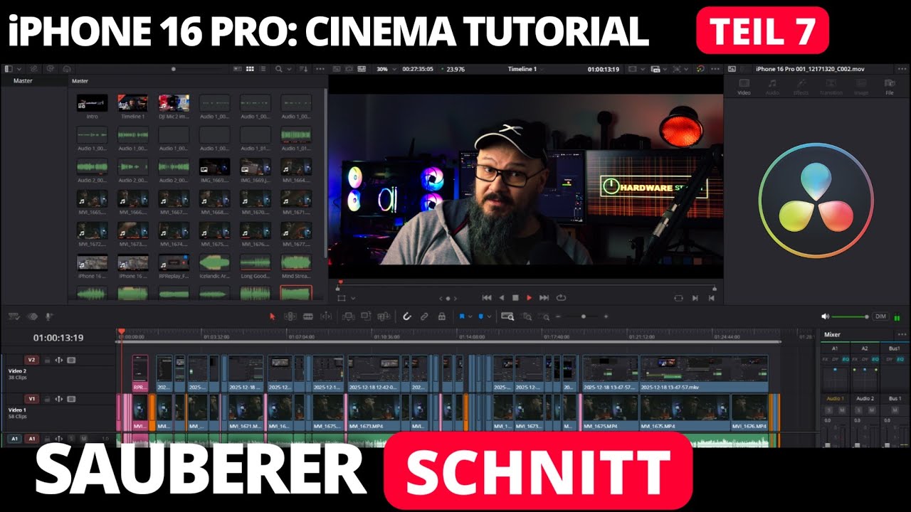 DaVinci Resolve für Einsteiger – vom iPhone zum fertigen Film