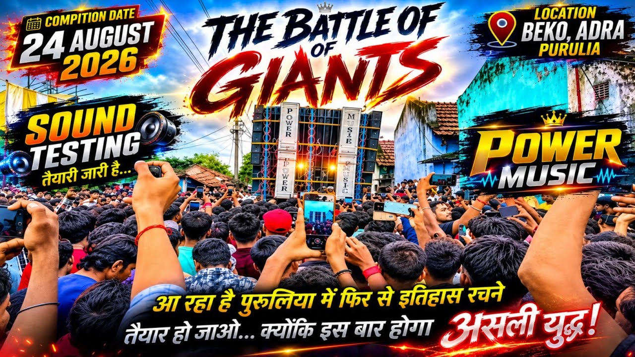 Power Music Today Sound Testing Adra Beko  Purulia 2026