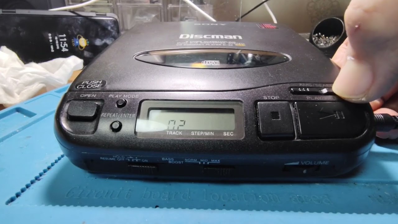 SONY CDP D-33 수리완료.