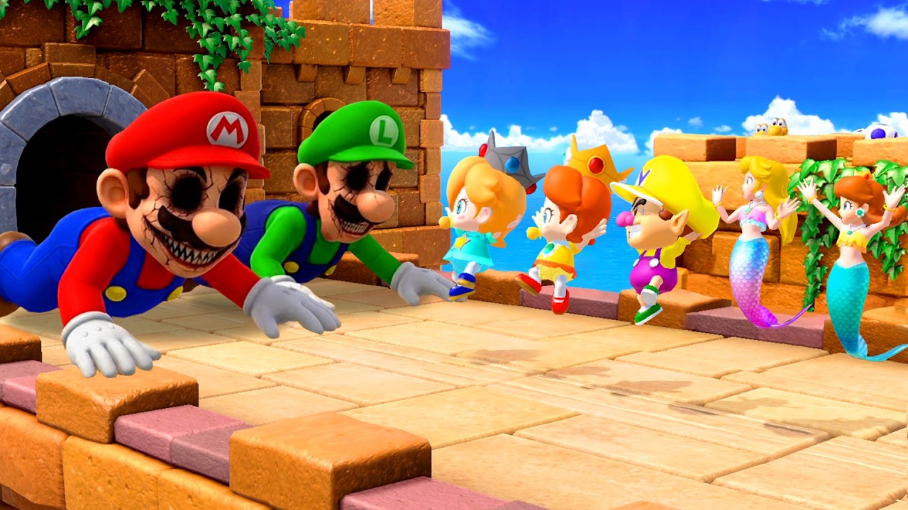 Super Mario Party - Ultimate Princess Showdown! Peach vs Daisy vs Rosalina vs Pauline (Hardest CPU)