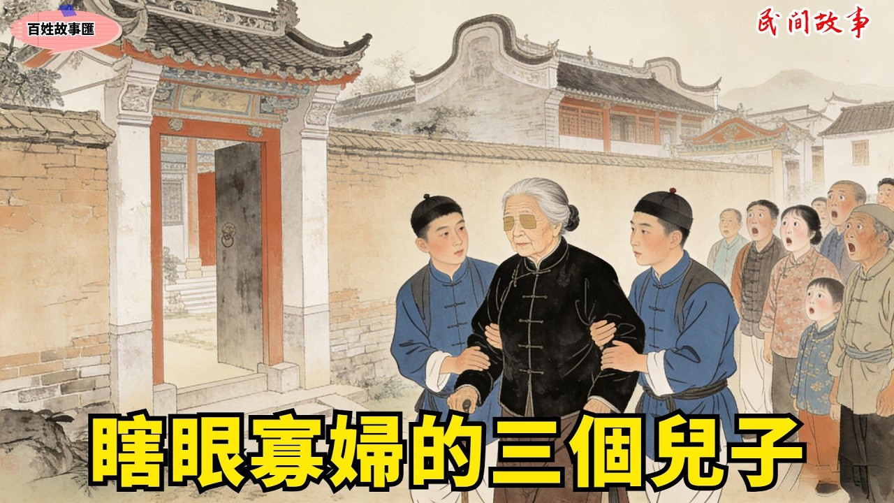除夕夜被趕去亂葬崗，瞎眼寡婦住墳場30年！三子歸來全是神醫，族長嚇癱跪地求饒！全村後悔莫及。#故事頻道 #民間故事#有聲書 #睡前故事#中國文化#故事分享