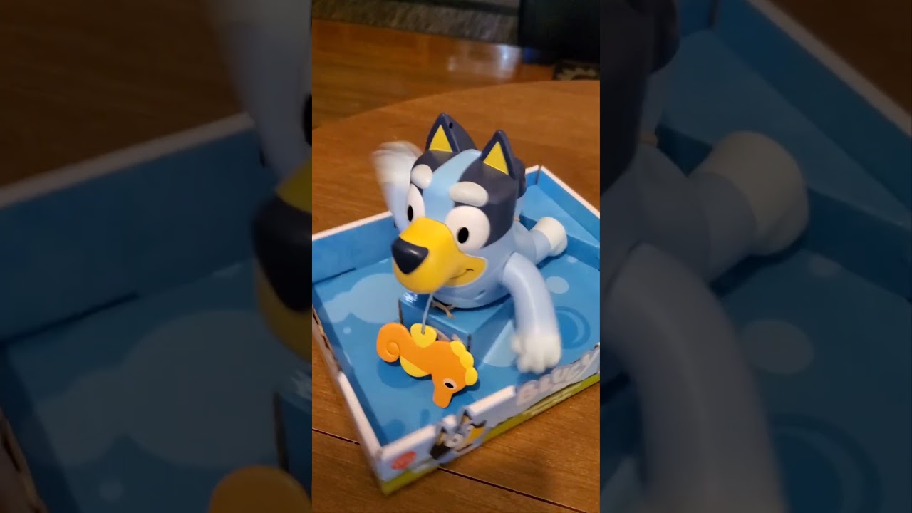 WOW! SATISFYING! BLUEY BATH TOY! ASMR! #amazing #bluey #toys #asmr #new #viral #trending #short