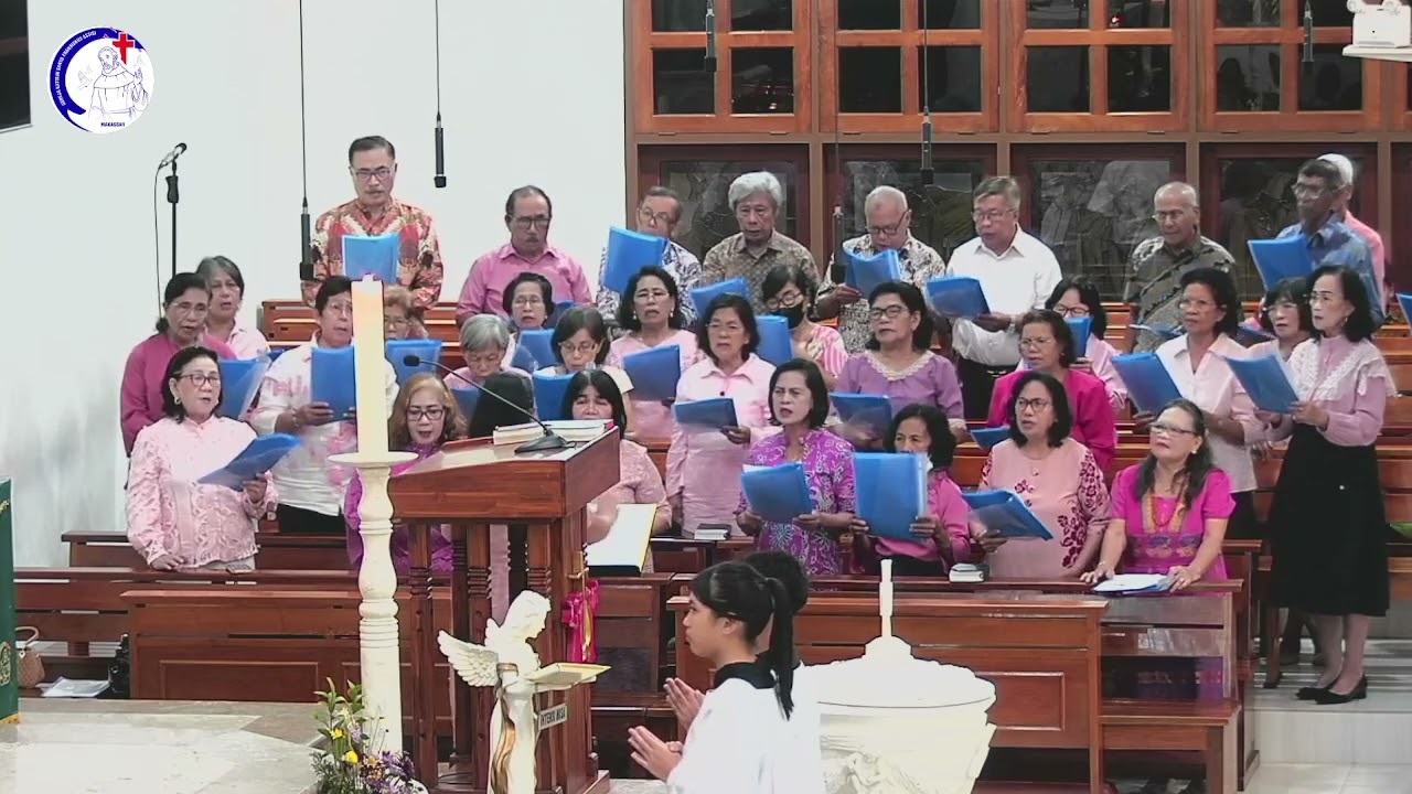Pelayanan Koor Kelompok Lansia Assisi  - Misa Hari Minggu Biasa VI