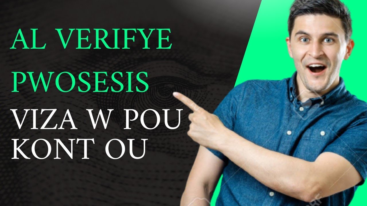 Ou menm ki depoze ou ki gen pou w depoze nan OIM, men koman pou w verifye pwosesis viza w la
