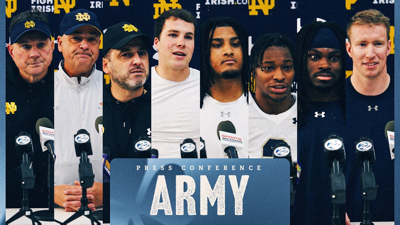 Army | Post-Practice Press Conference (11.19.24) | Notre Dame Football