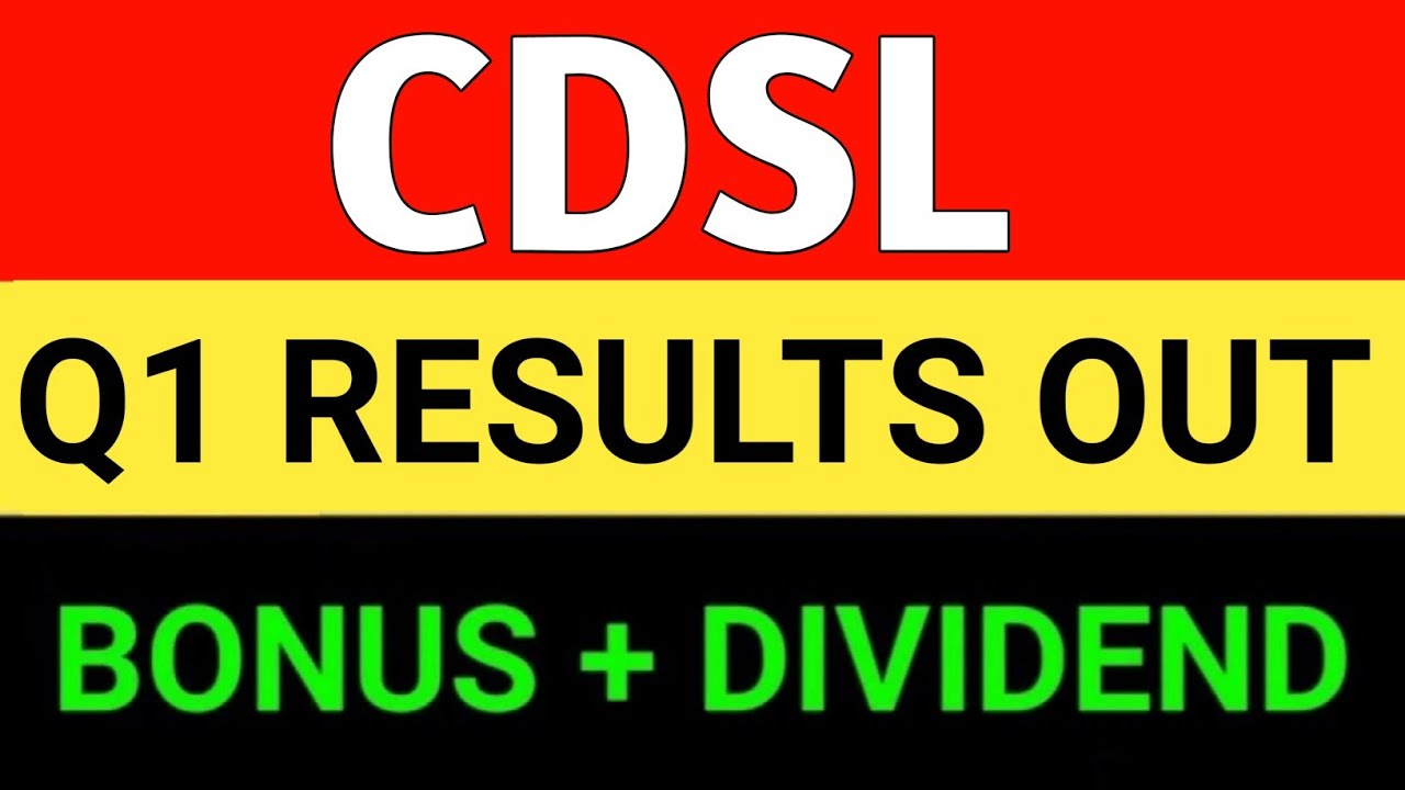CDSL Q1 RESULTS OUT | CDSL LATEST NEWS | CDSL NEWS