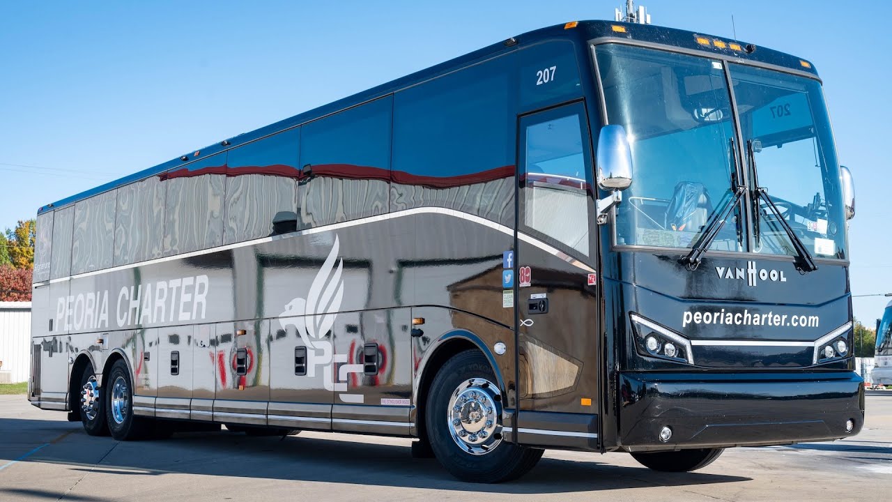 2023 VanHool CX-45 Bus Driving POV: Chicago to UIUC and Back