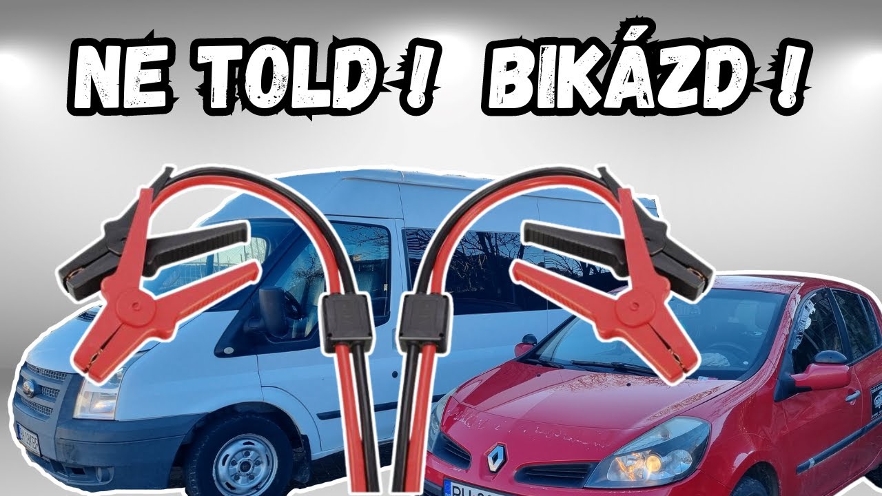 Autó bikázás bikakábellel ha lemerült az aksi. Indítókábelnél ezekre figyelj! #battery #enginestart