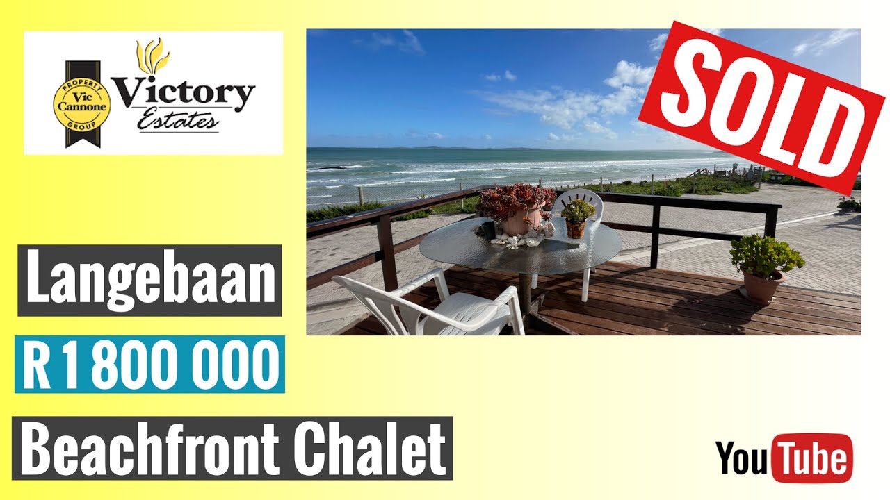 Leentjiesklip Langebaan Beachfront Chalet FOR SALE