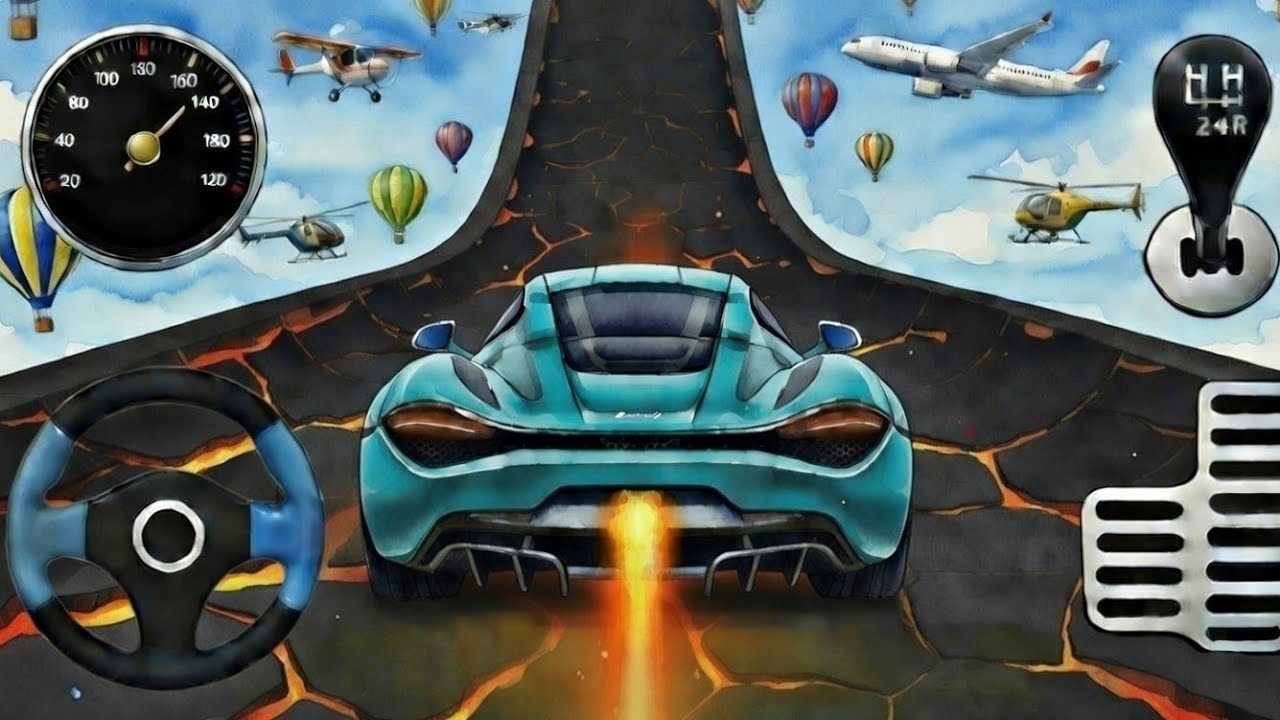 Super Crazy Mega Ramp Gta Car Racing | Gt Car Stunt Master | Android GamePlay | @speedkidz08 