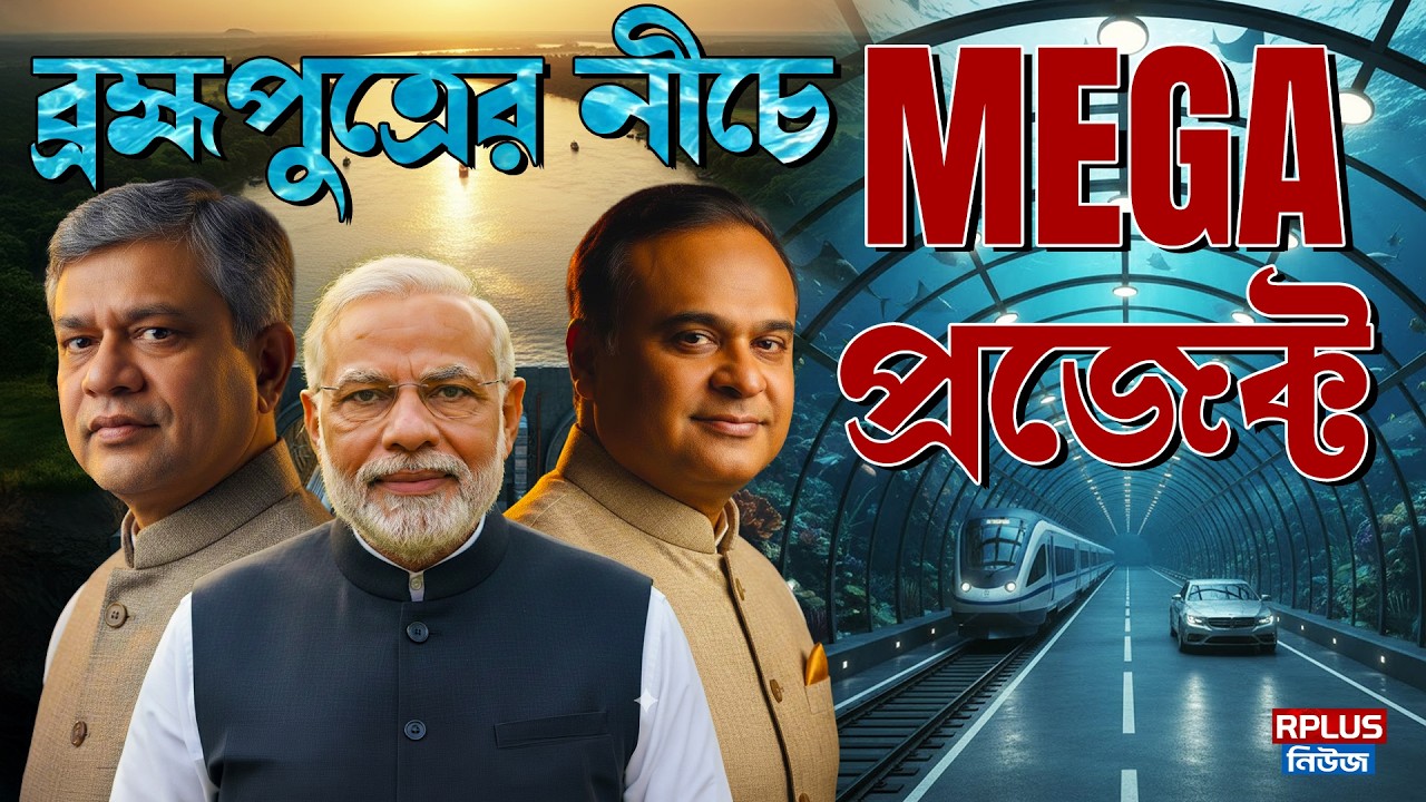 ব্রহ্মপুত্রের নীচে MEGA প্রজেক্ট! | India’s First Underwater twin-tube Road-cum-Rail Tunnel in Assam
