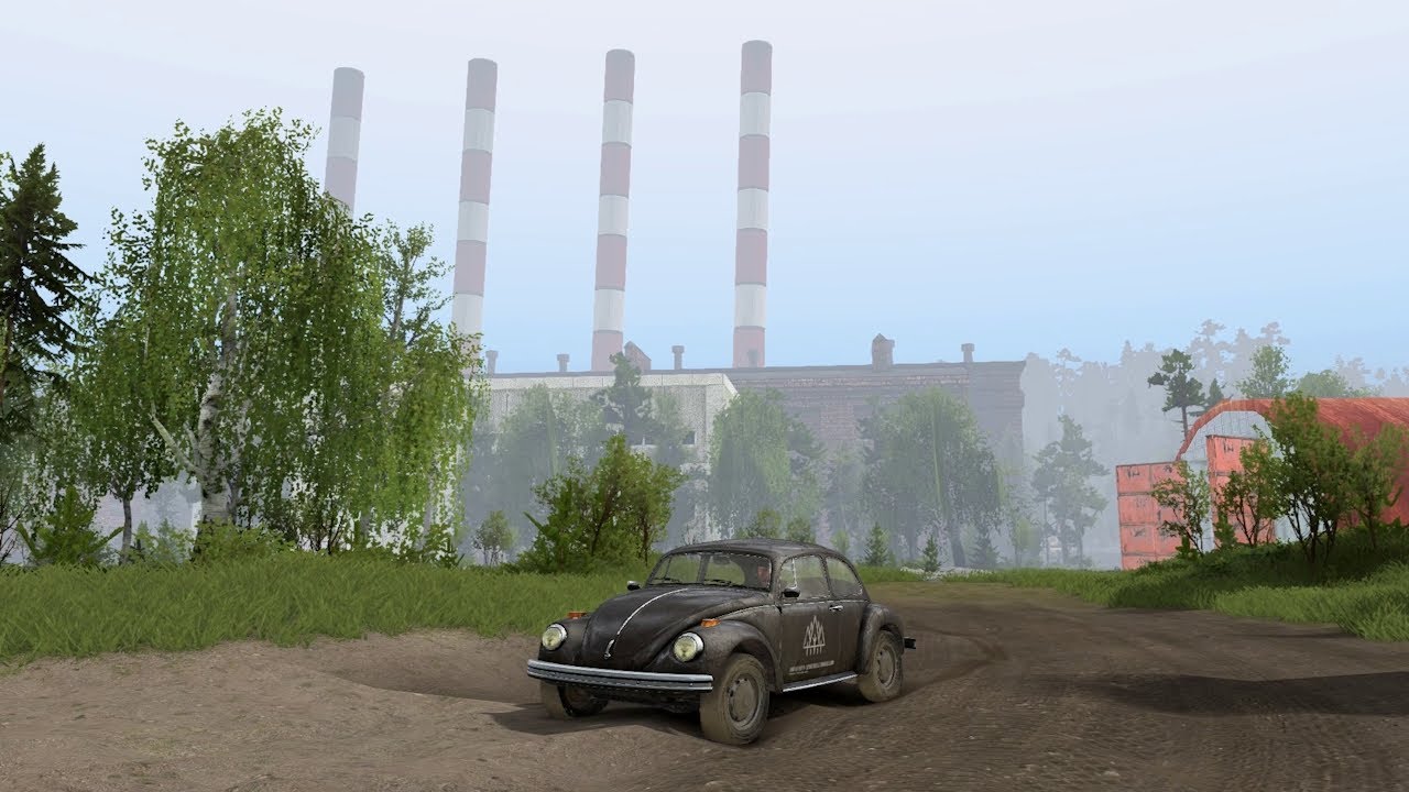 Volkswagen Käfer самая массовая немецкая легковушка у Танкового завода на Броневой реке | SpinTires