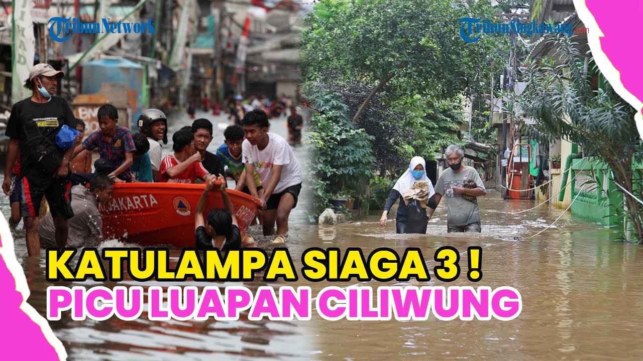 PRAMONO ANUNG AKUI BANJIR JAKARTA SULIT DIHINDARI, KATULAMPA SIAGA 3 PICU LUAPAN CILIWUNG