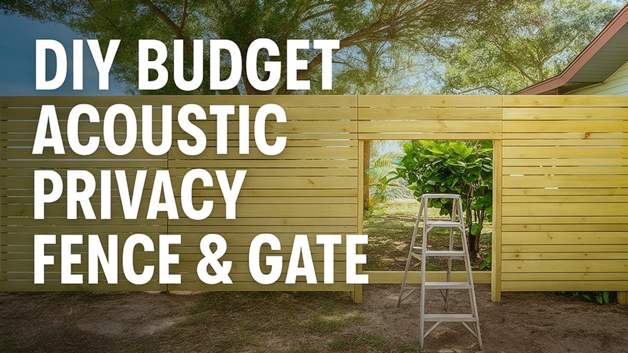Build a Fence to block sound