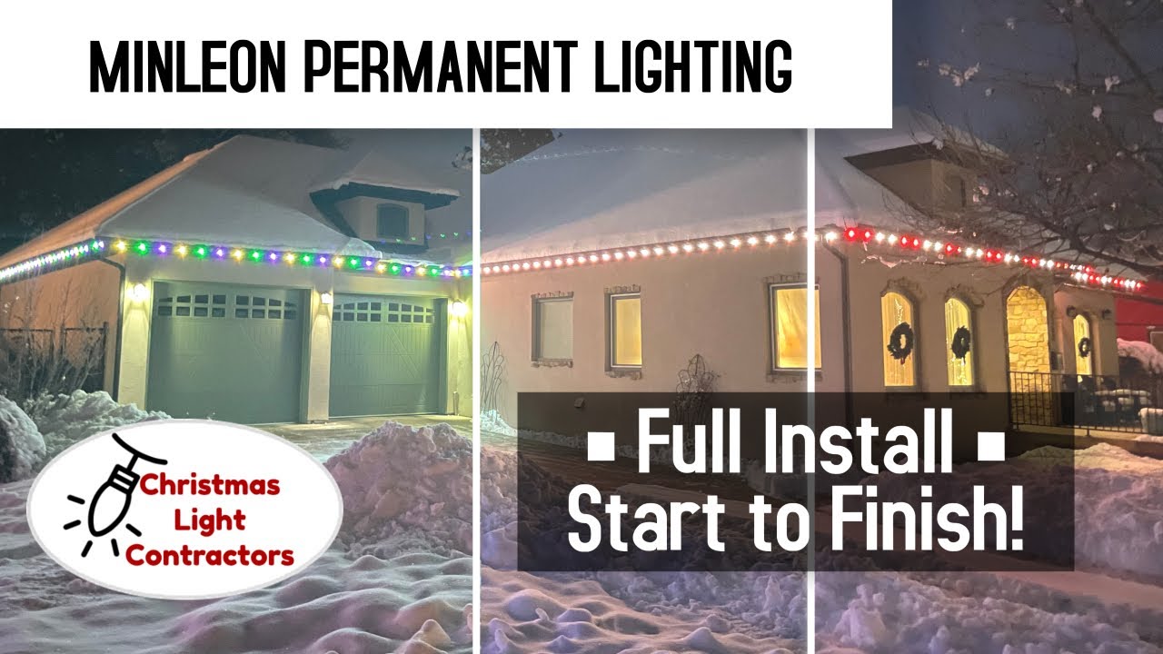 Minleon Permanent Lighting Full Install from Start to Finish