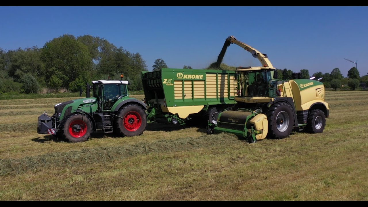 Grass silage 2021 | NEW Krone BiG X 780 | Fendt 512 + 927 | Gras hakselen | Bekkers Erp