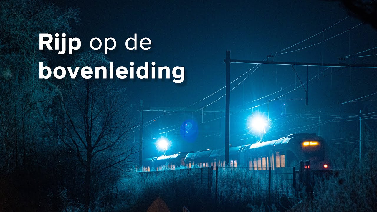 Spectaculaire rijp op de bovenleiding bij Zwolle - ©StefanVerkerk.nl