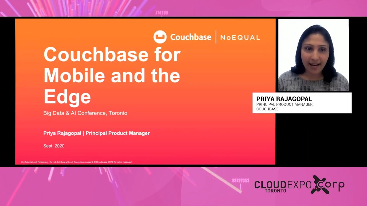 Couchbase for mobile and the edge - Priya Rajagopal