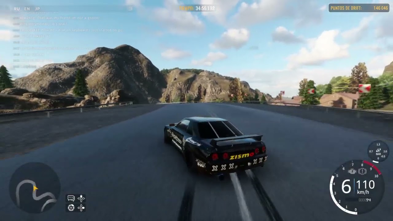 Probando el nissan skylan gtr 34 en carX drift racing