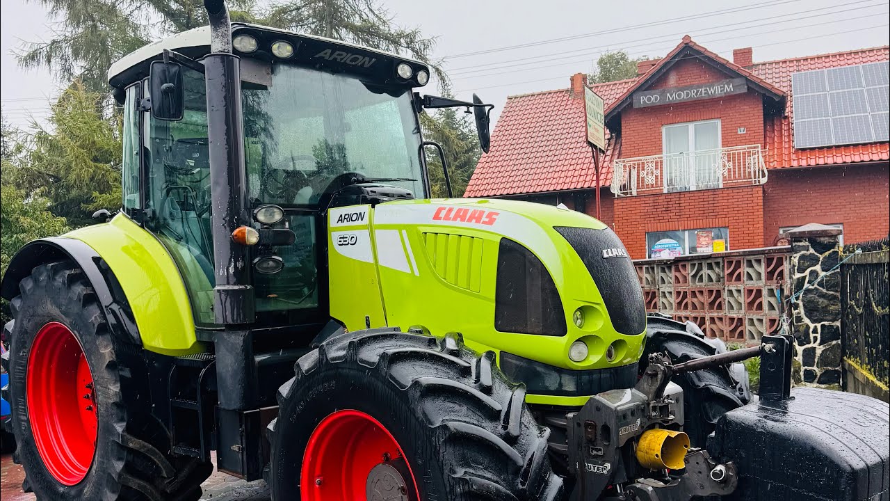 Claas Arion 630 z przednim tuzem i womem! Z nawigacją GPS! Miękka kabina, pneumatyka, zaczepy 