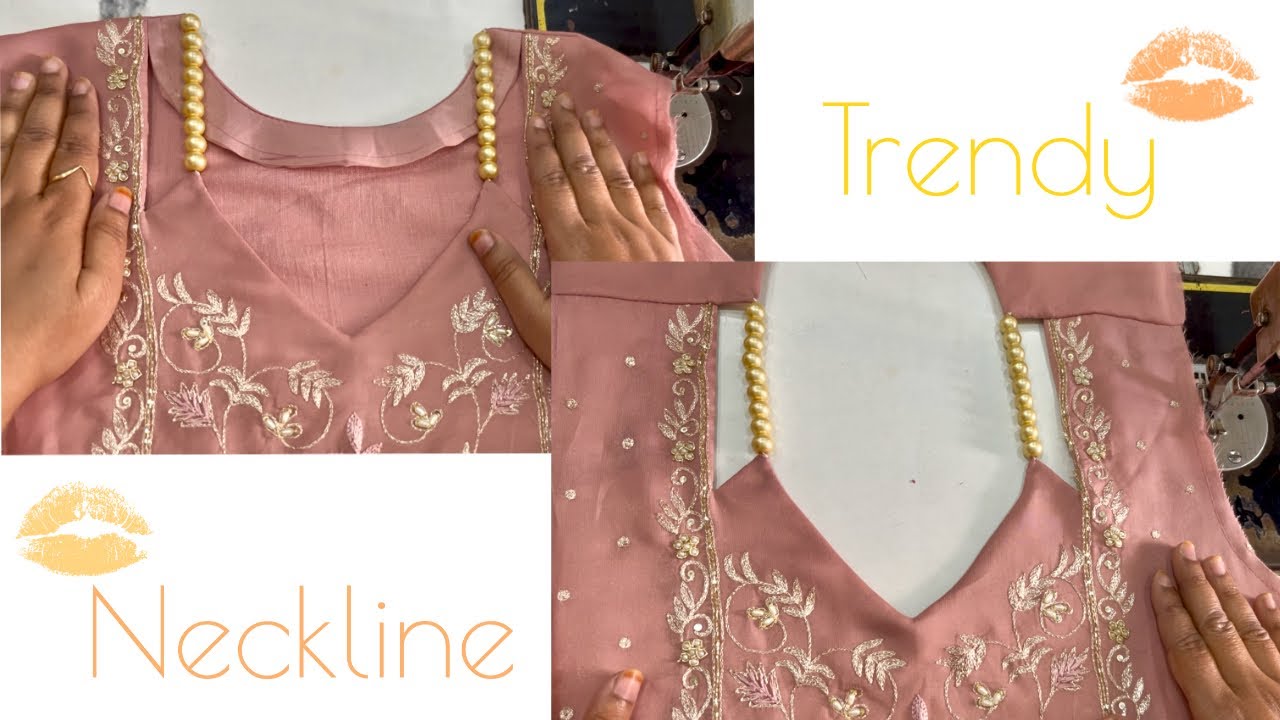 Most Trendy Neckline Tutorial | Make ur Eid Outfit   Beautiful with this Neck Design | viral design