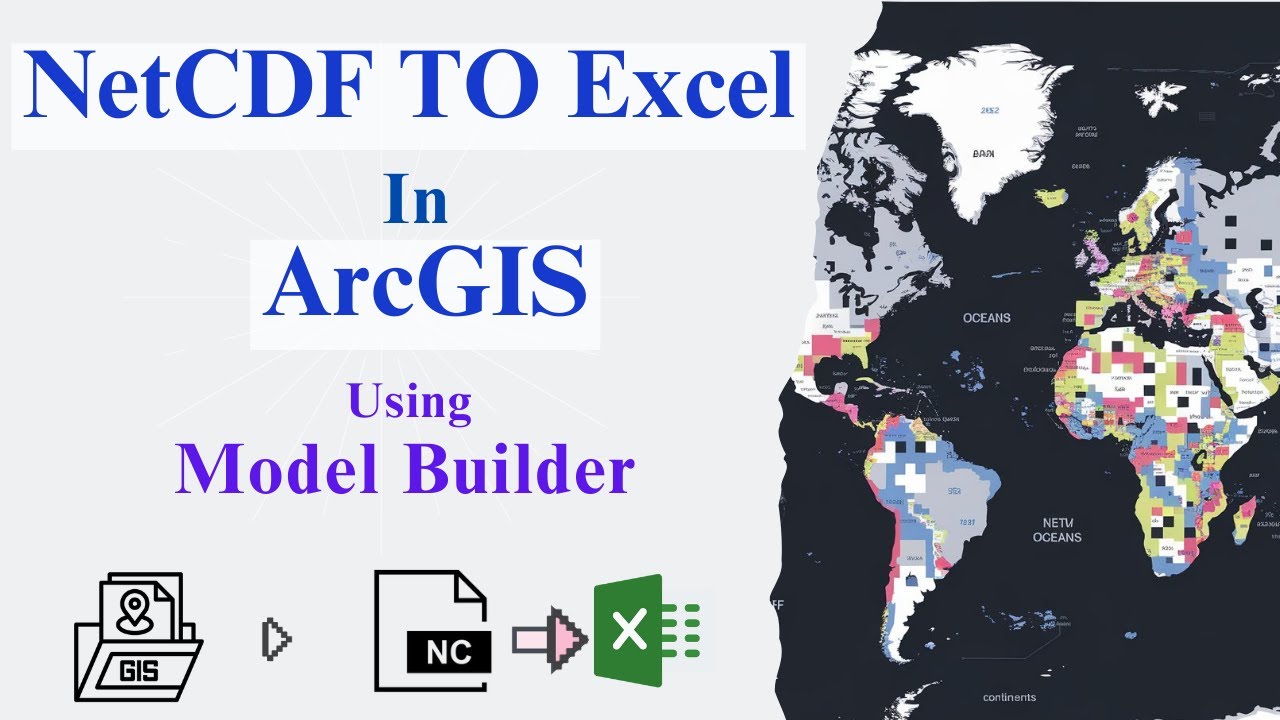 How to Extract Point Data Using ArcGIS from NetCDF to Excel for Multi Locations Using Model Builder