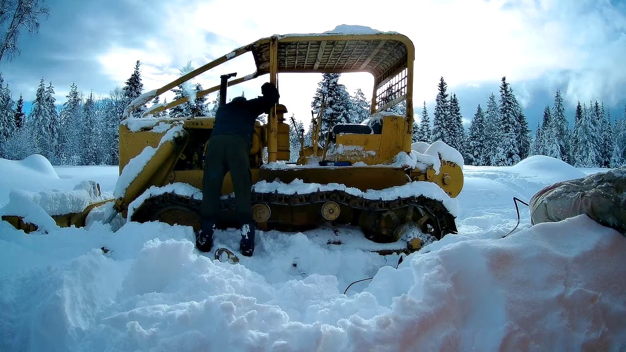 1955 Caterpillar D7-17A cold start Part II