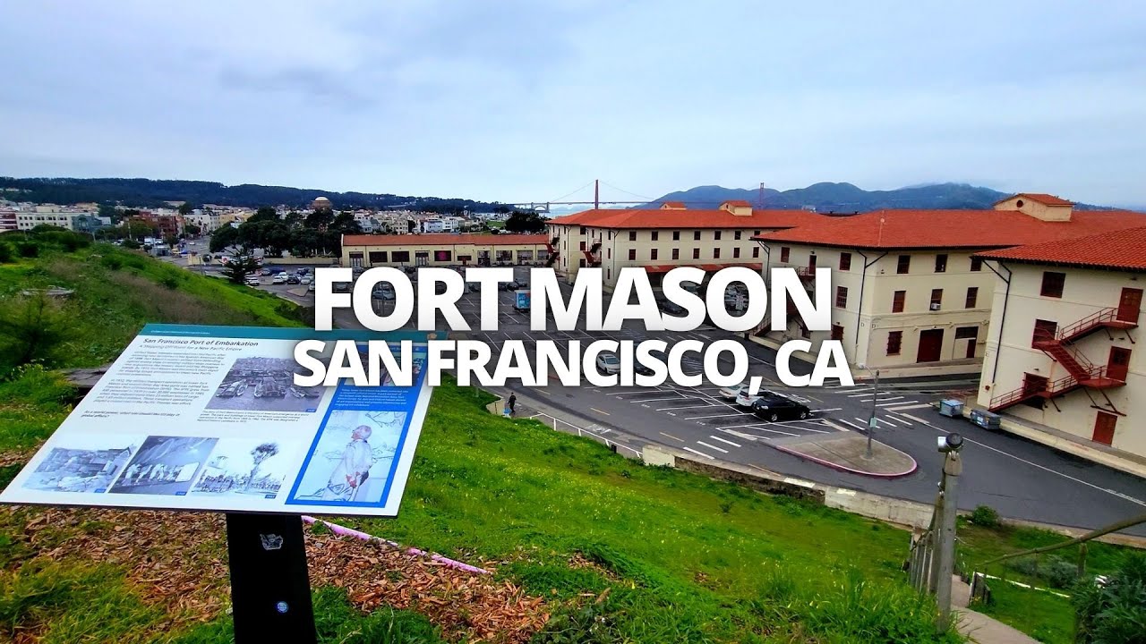 Exploring Fort Mason in San Francisco, California USA Walking Tour 