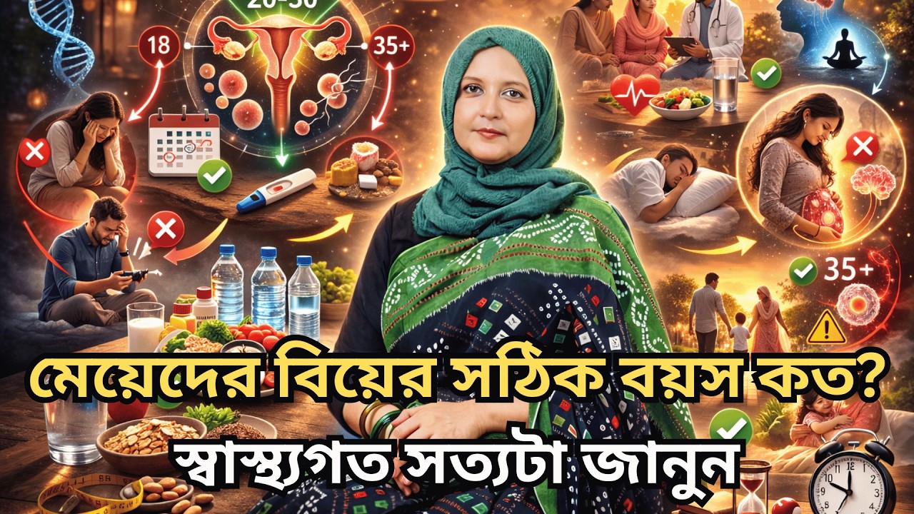 মেয়েদের বিয়ের বয়স নিয়ে ভুল ধারণা ভাঙুন—স্বাস্থ্যকর সিদ্ধান্ত নিন | With Dr. Shahnaz Choudhury