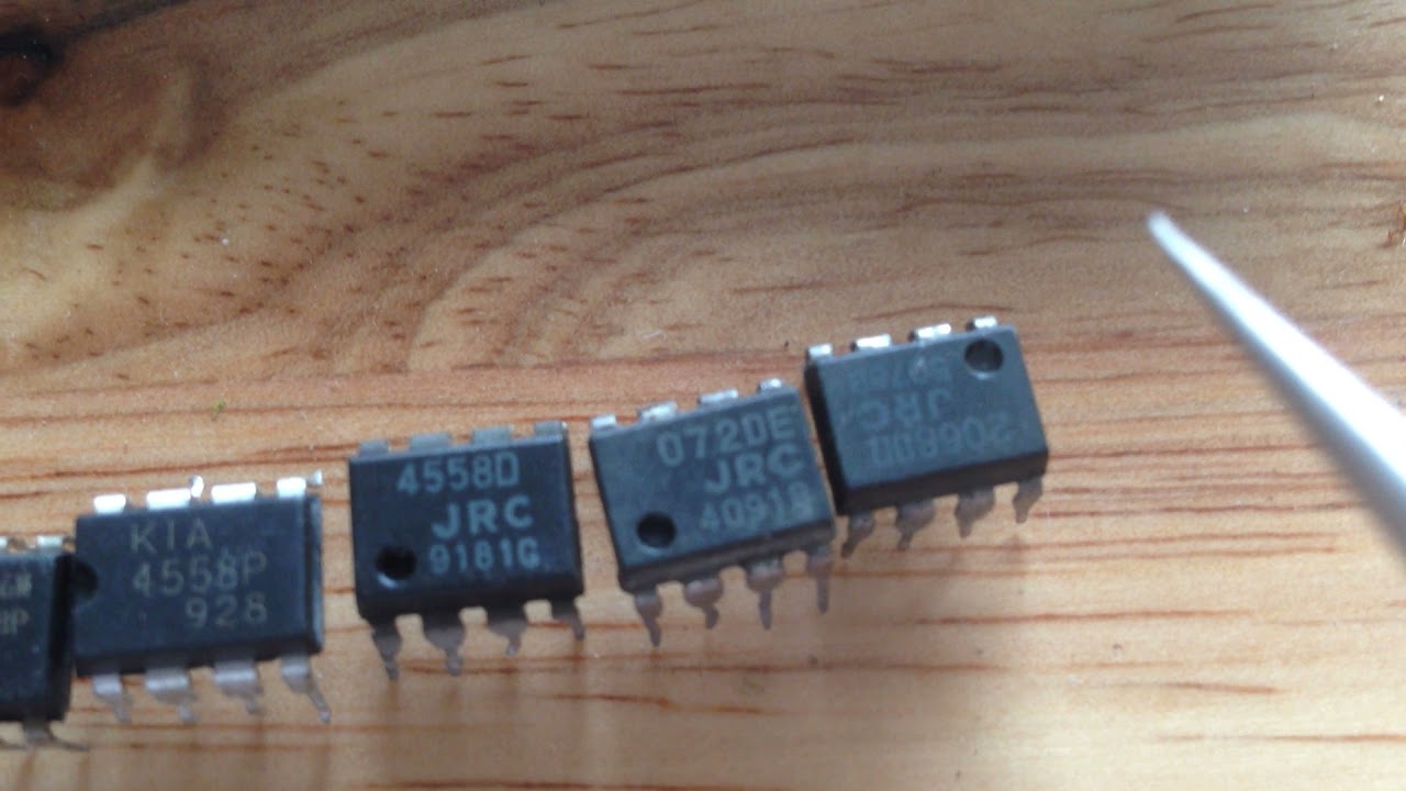 MỘT SỐ LOẠI IC 4558 THÔNG DỤNG,