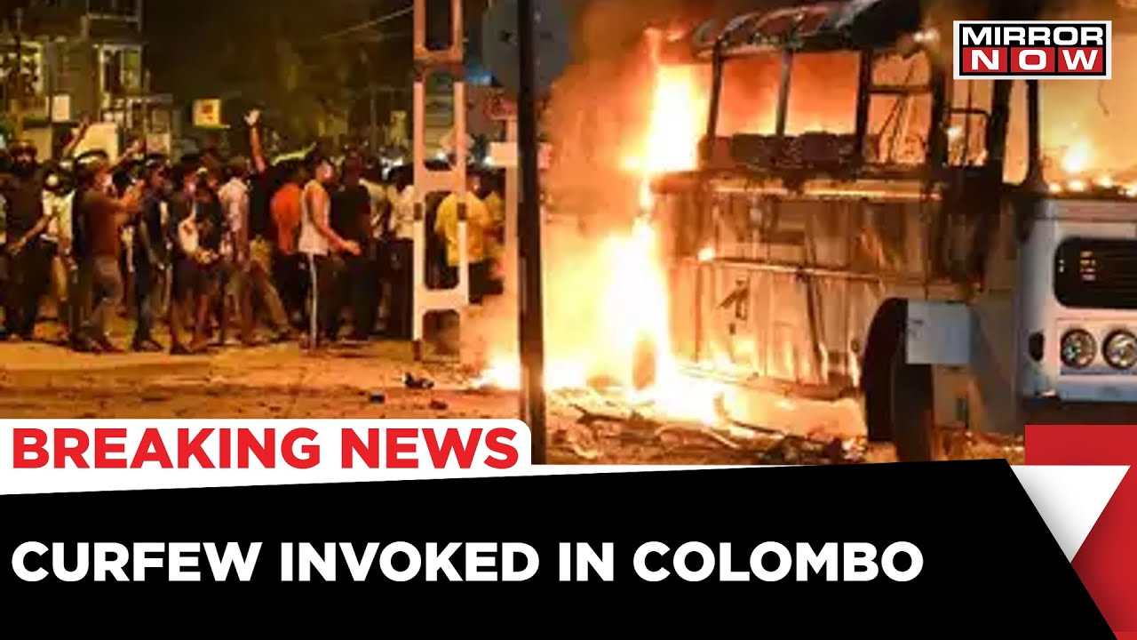 Sri Lanka Economic Crisis: Clash Outside President's House, Curfew In Colombo | English News