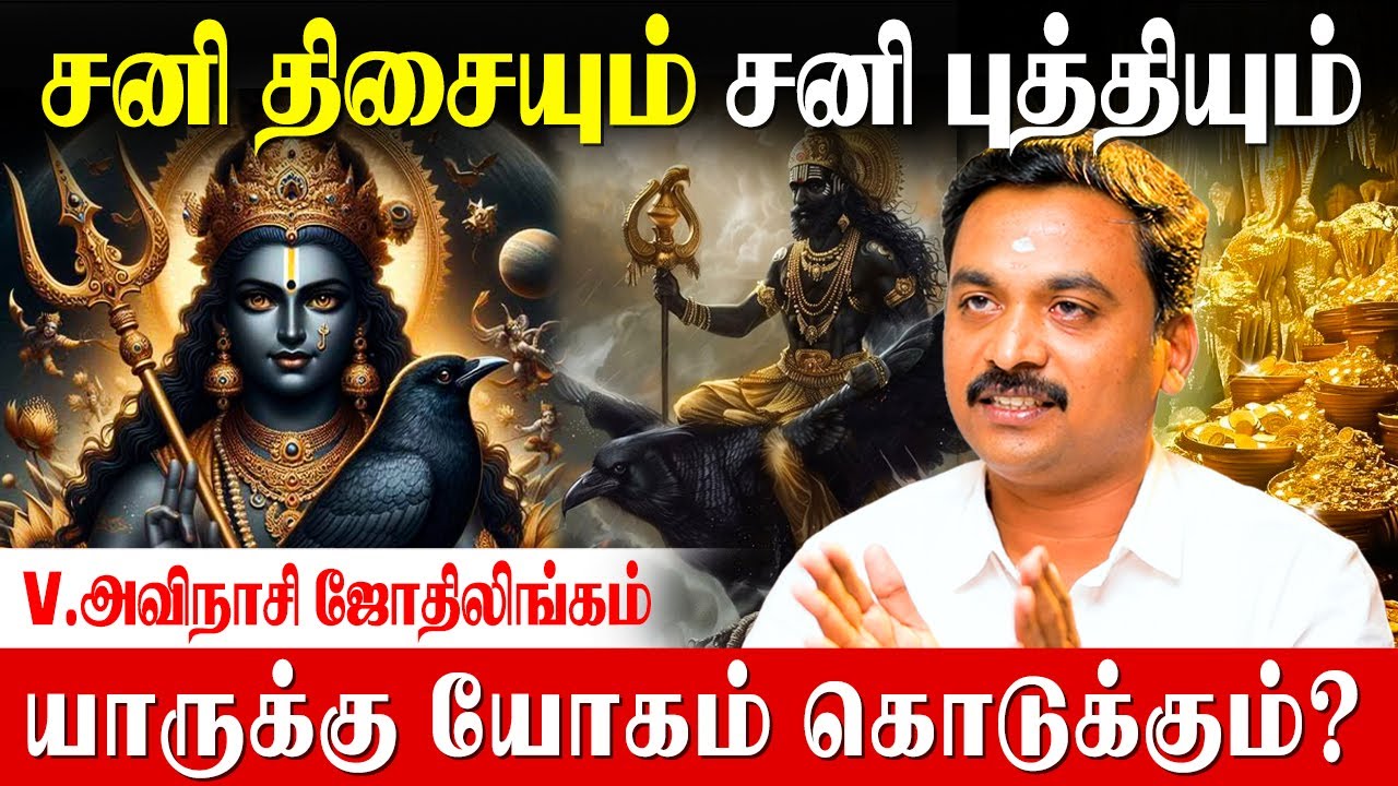 சனி கெட்டுப்போனால் என்ன ஆகும் தெரியுமா ? | Avinasi Jothilingam |Sani Dasa Palangal |sani bukthi