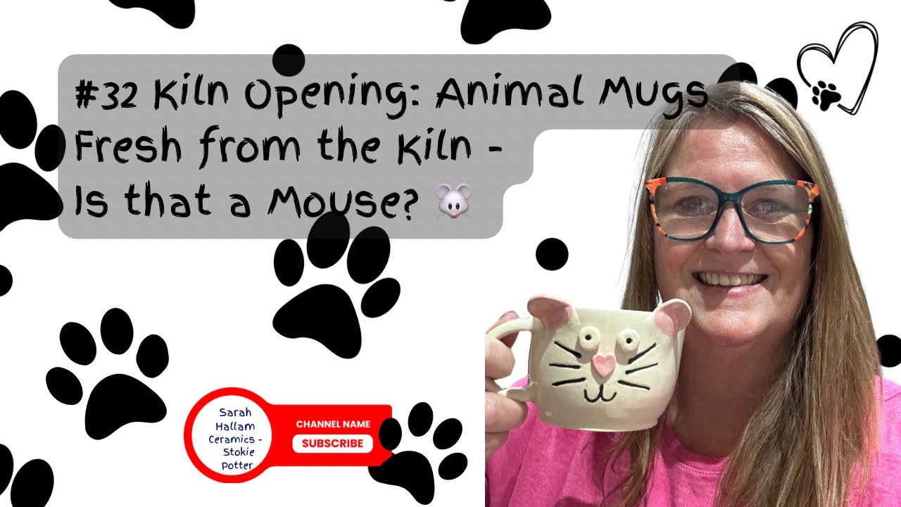 #32 Открытие печи: кружки с животными прямо из печи — это мышь? 🐭