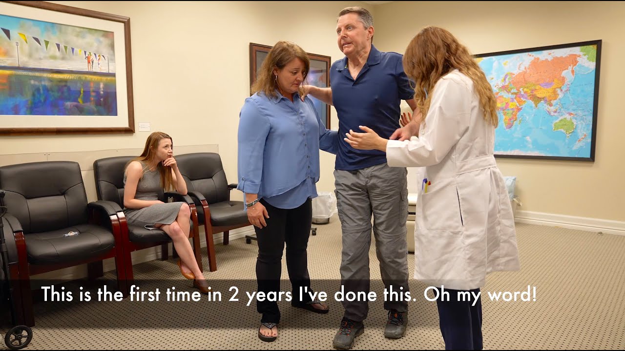 Improvement in Wallenberg stroke symptoms after treatment by Dr. Tobinick