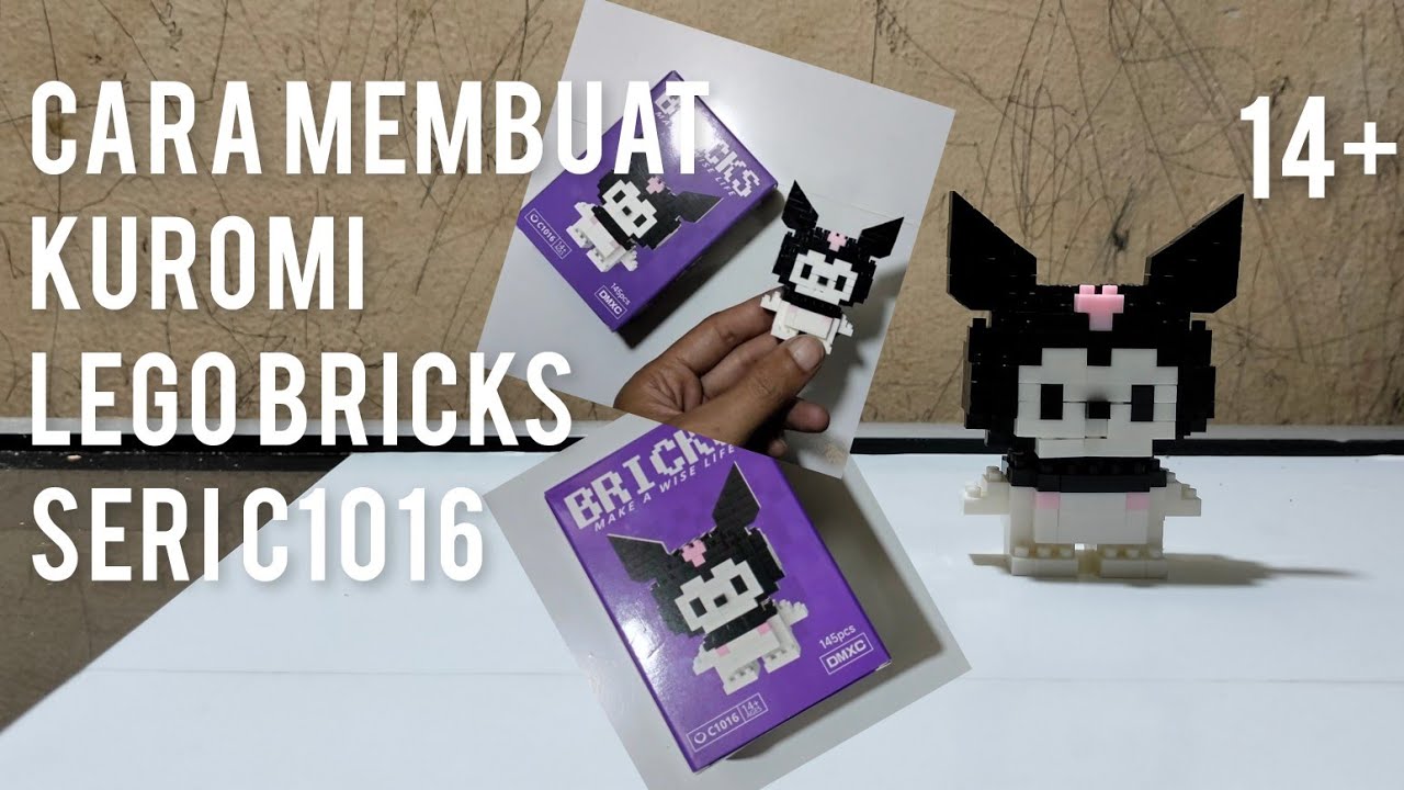 Cara Membuat Kuromi Dari Mini Lego Bricks Seri C-1016