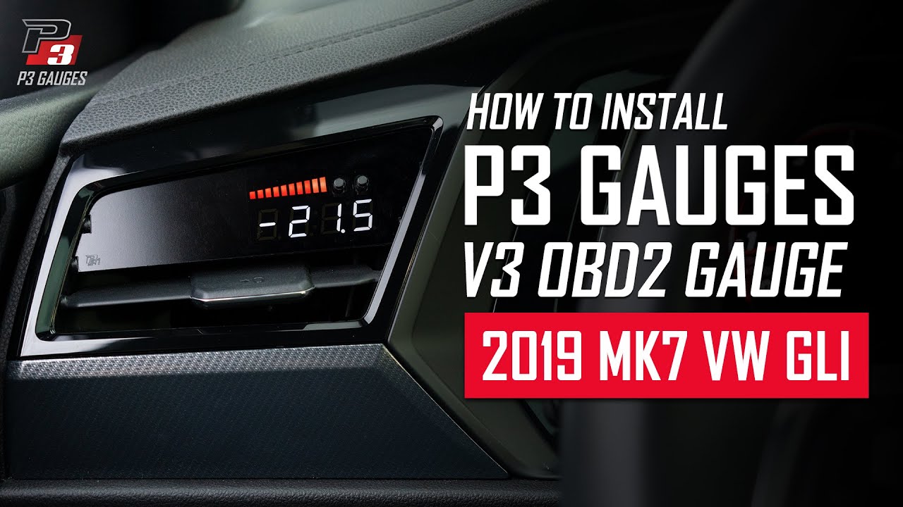 Mk7 Jetta Gauge Installation with STRIX Media! | P3 Gauges