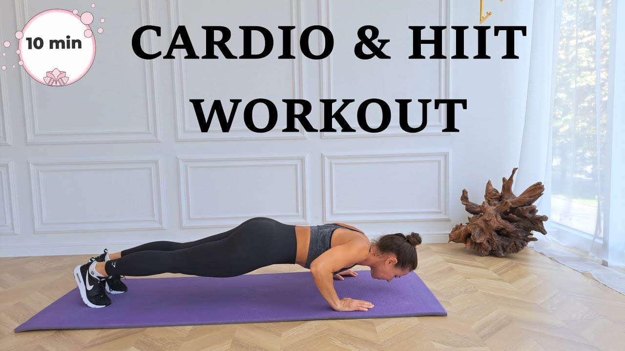 10 MIN CARDIO HIIT Workout (Intense, No Equipment)