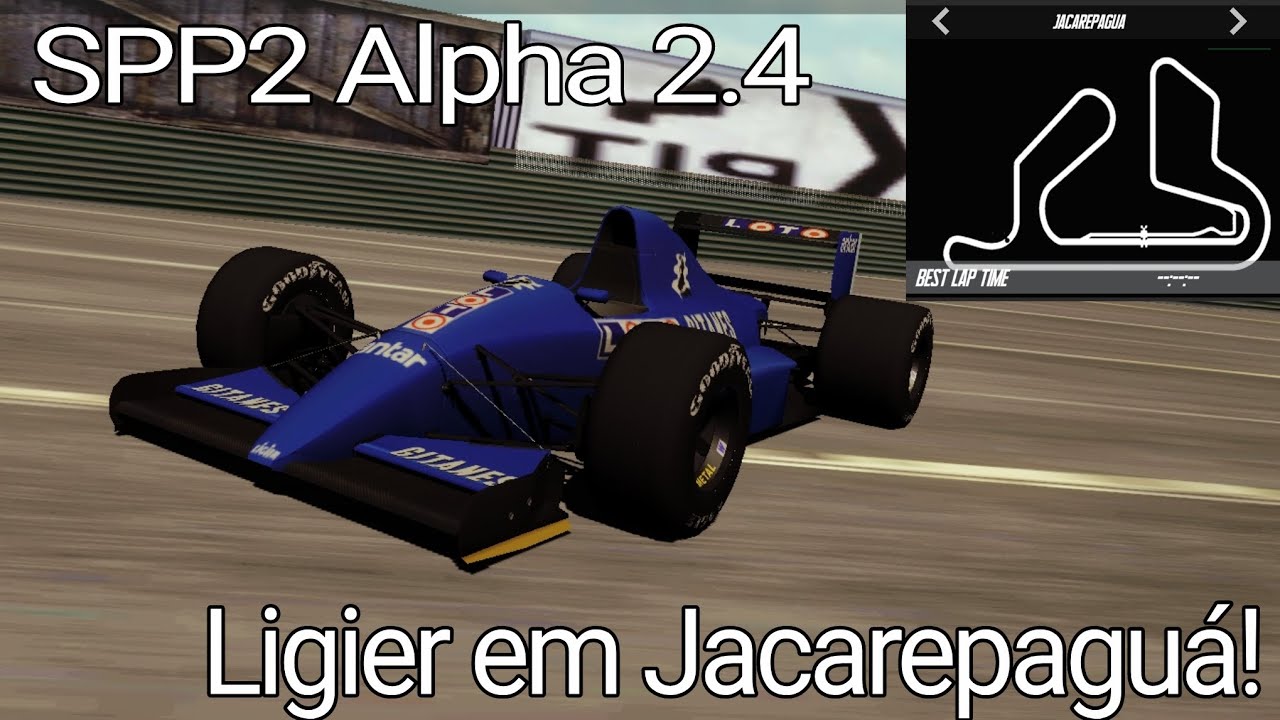 SPP2 ALPHA 2.4 Gameplay em Jacarepaguá de Ligier! game está cada vez melhor!