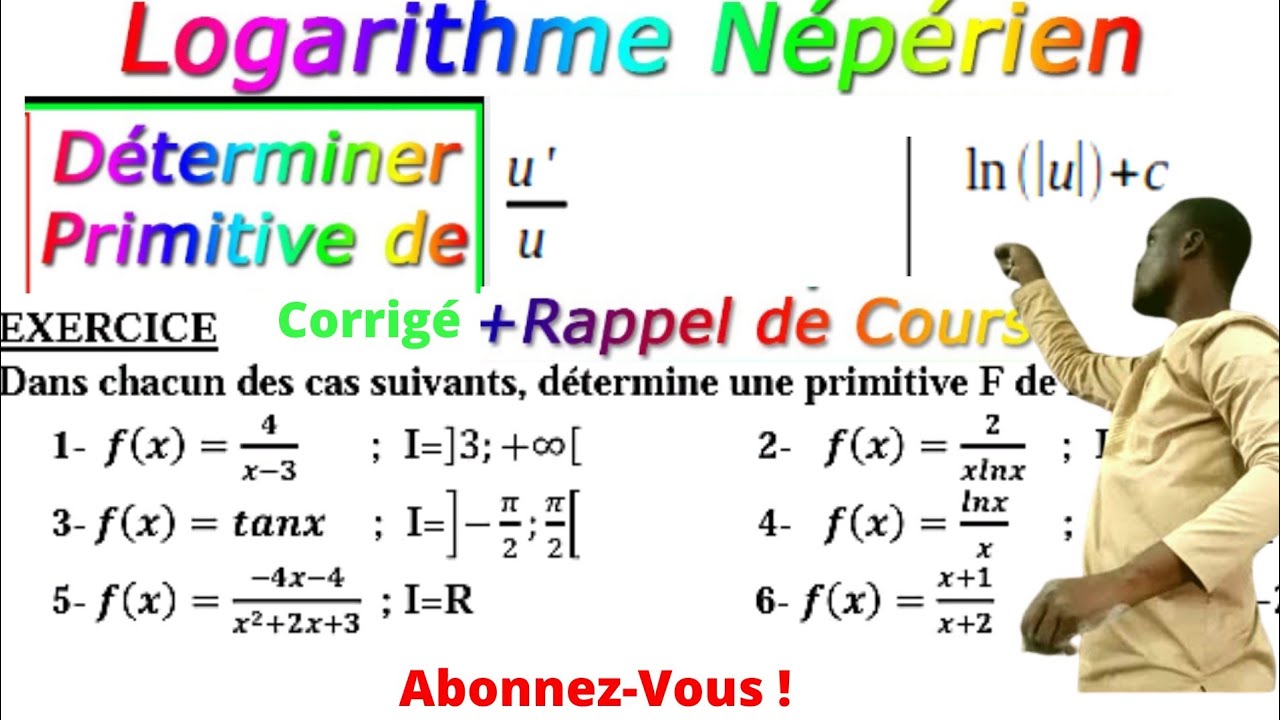 PRIMITIVE :ln|| Tout savoir sur ln et ses primitives.