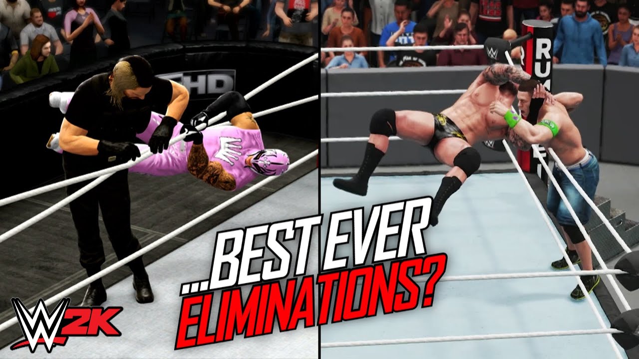 15 BEST EVER Royal Rumble Finishers In WWE Games (WWE 2K)