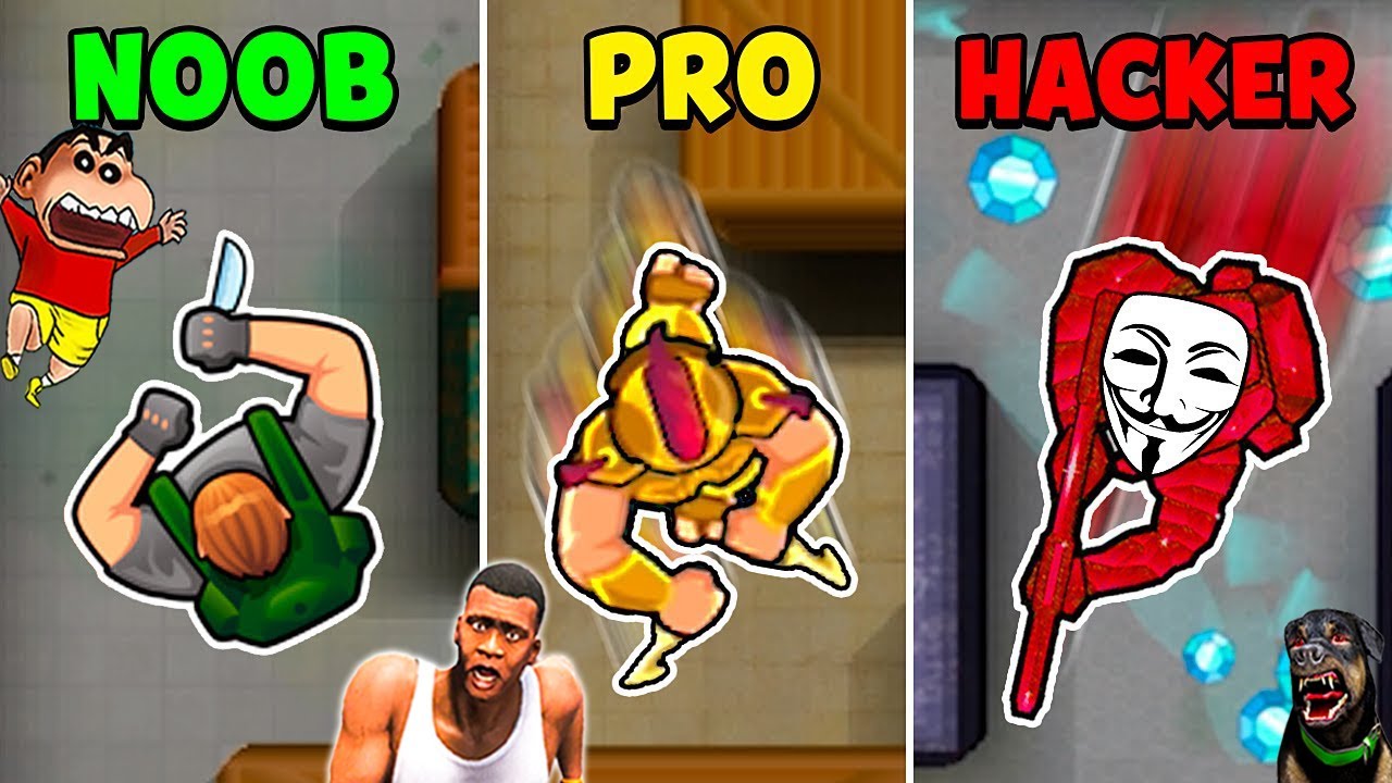 SHINCHAN  NOOB vs PRO vs HACKER in Hunter Assassin with FRANKLIN & CHOP | DREAM SQUAD