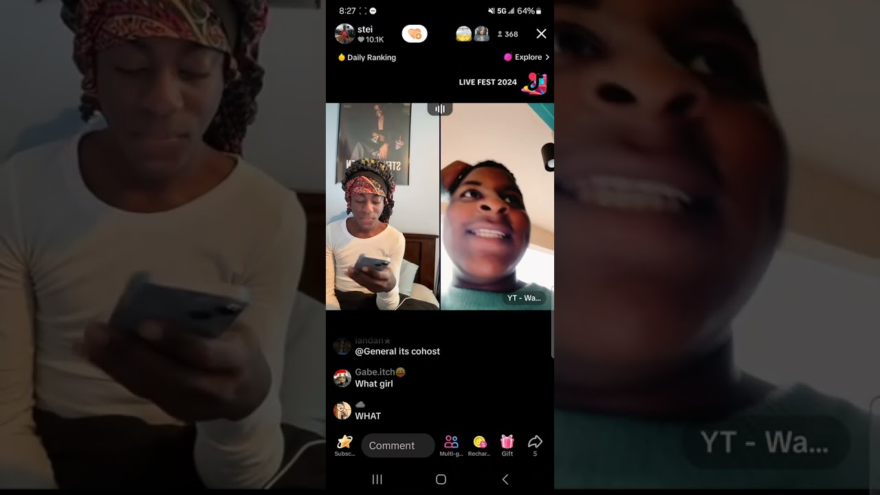 stei,chris cotter & wardrobe tiktok live December 24,2024