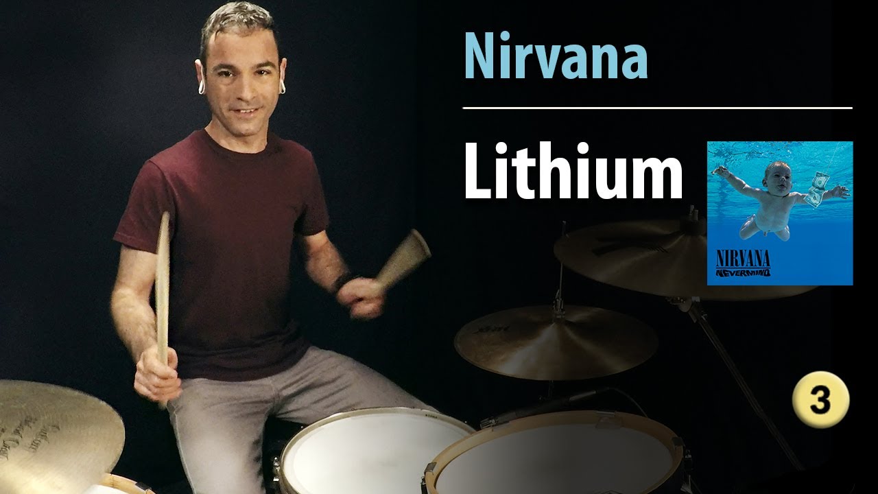 "Lithium" - Nirvana | Drum Lesson | Drum Cover