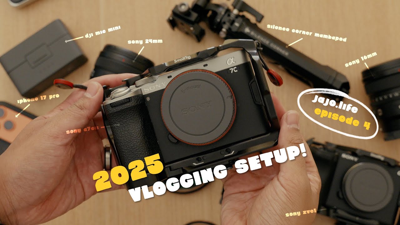 everything that i use to vlog in 2025! | jajo.life vlog ep4